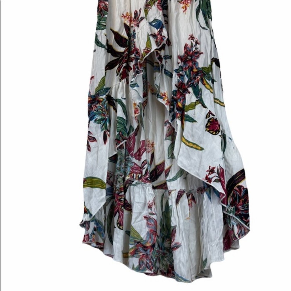bailey blue | High Low Floral Sleeveless Dress | White | Large | NWT - Picture 9 of 10